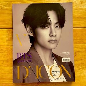 RARE BTS V Taehyung D’Icon magazine